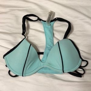 Cute teal bikini top from PINK. Size xs